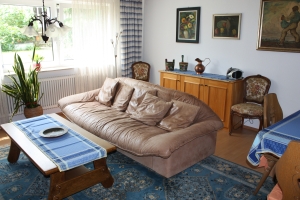 Bild: Wohnzimmer, Blick aufs Sofa